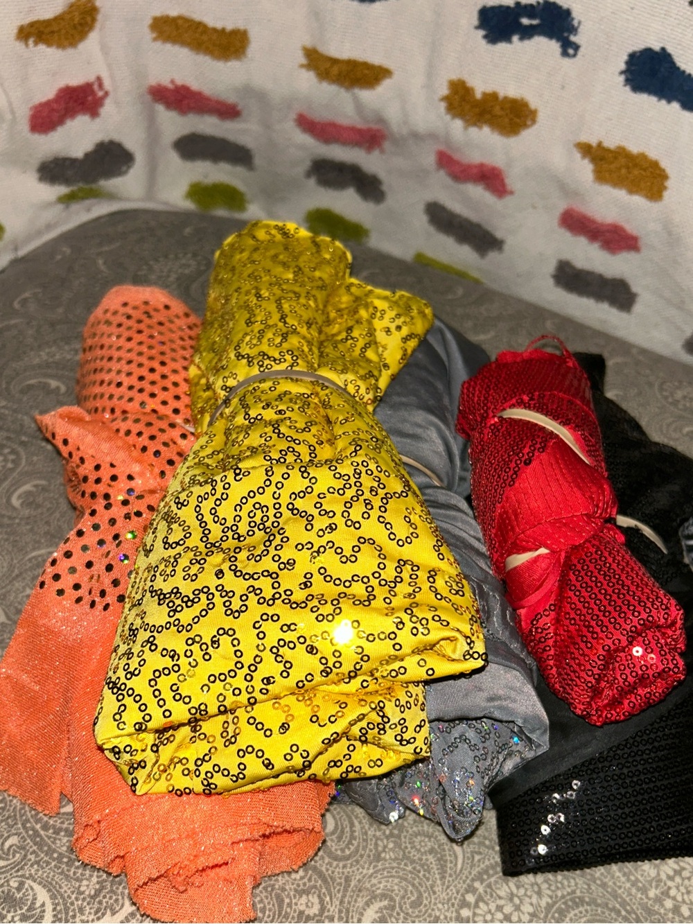 HUGE LOT Stretch Fabric Sequin Bling Dancers Designers Sewing Fabric Costume NWT